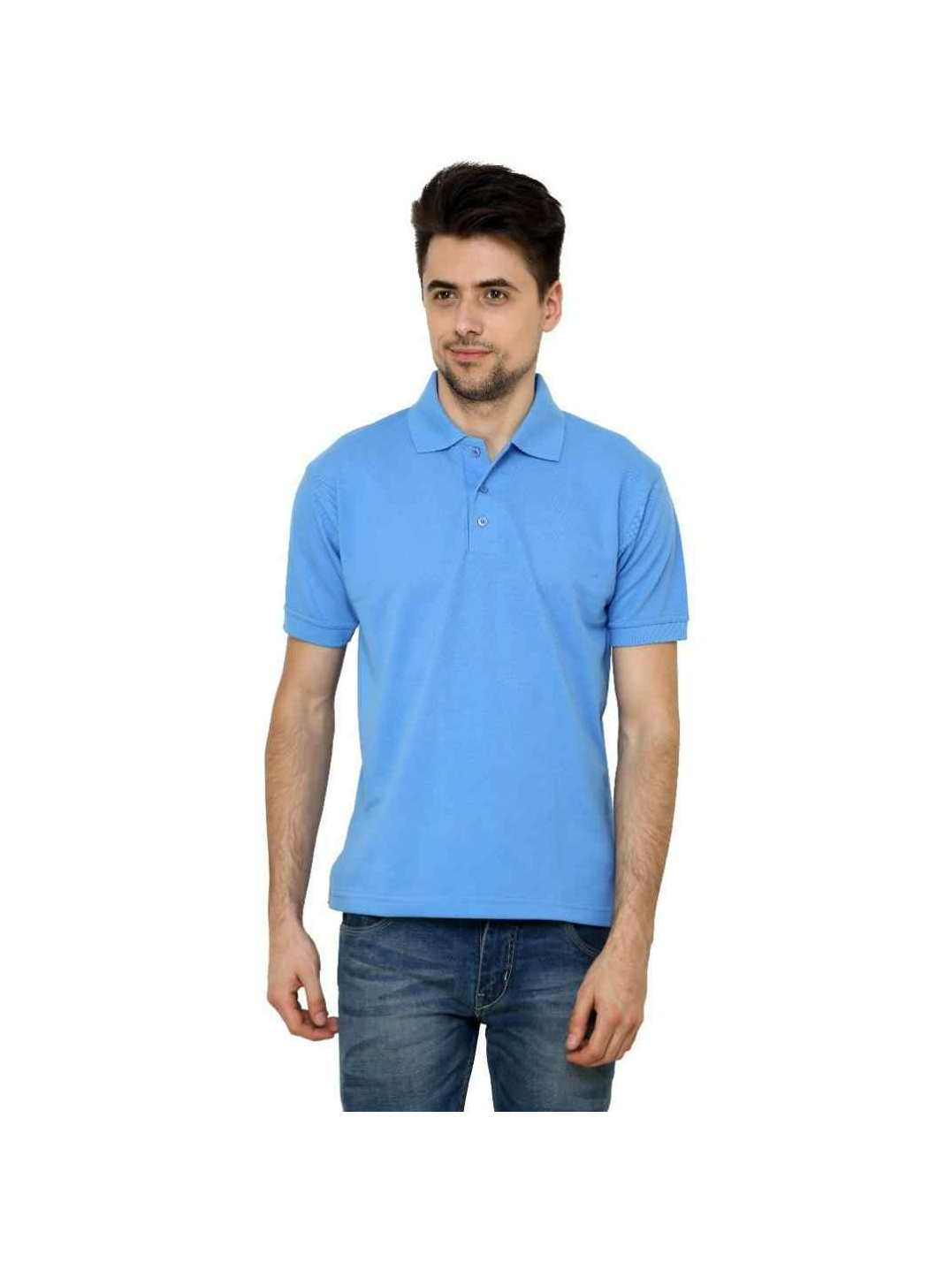 Buy Solid Polo T Shirt for Men by Mgrandbear | PIKMAX