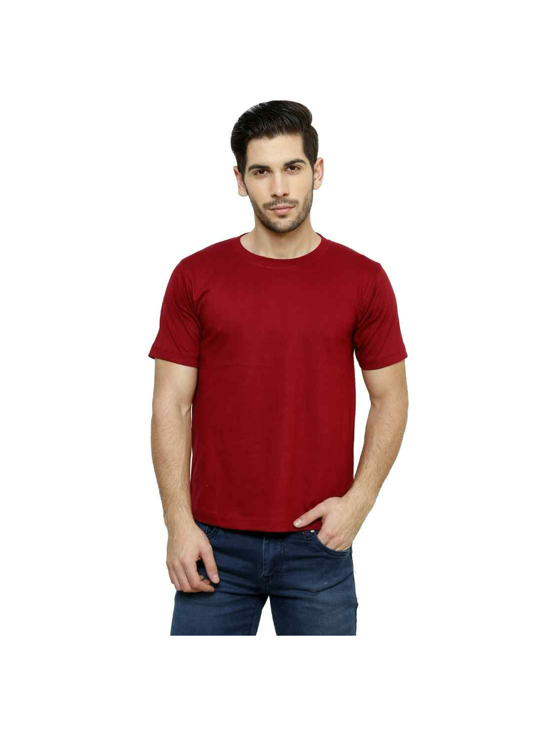 Buy Round Neck T Shirt for Men by Mgrandbear | PIKMAX