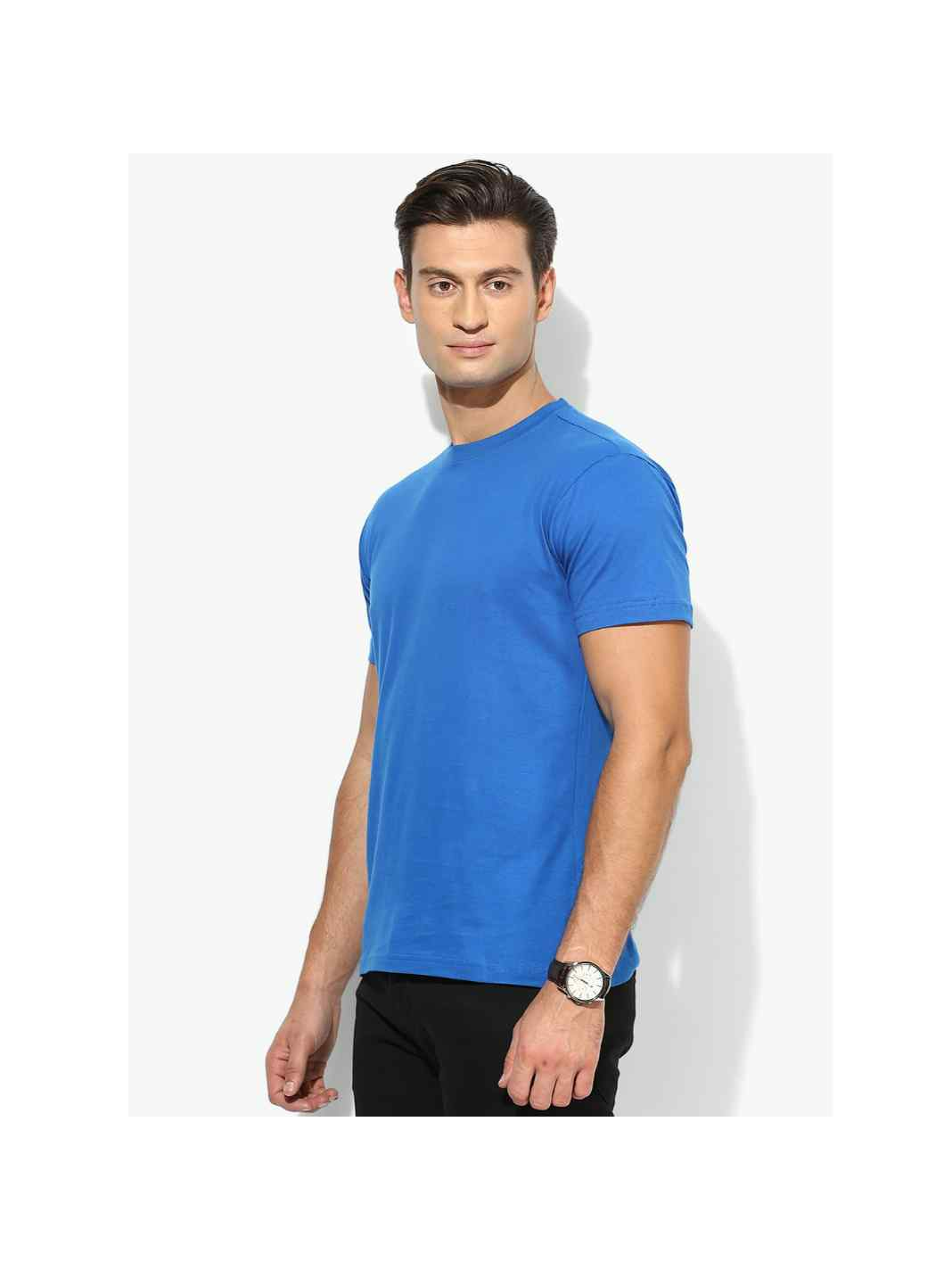 Solid Round Neck T Shirt For Men By Mgrandbear Pikmax 8849