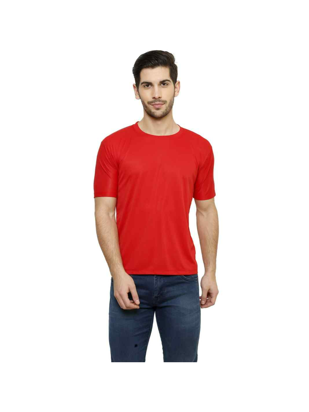 Solid Round Neck T Shirt For Men By Mgrandbear Pikmax 