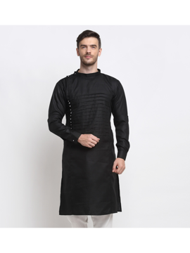 Black Long Kurta For Men