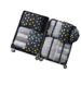 Picture of House of Quirk Polyester 7 Set Travel Organizer Bag 3 Packing Cubes + 3 Pouches + 1 Toiletry Organizer Bag ( Color Options Available)