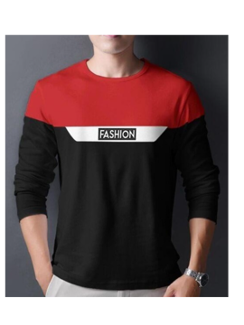 Picture of fashion Printed Full Sleeves T-shirt - Red