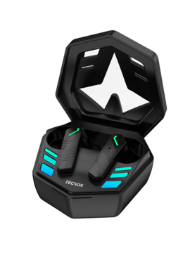 Picture of Tecsox Ninja Updated Bluetooth Earbud | 30 Hr | Balanced Audio | IPX Water Resistant