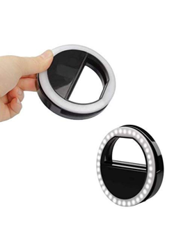 Picture of Tecsox Selfie Ring Light 36 LED Clip-on Smartphone Flash Light- Black