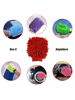 Picture of Cleaning gloves microfiber hand gloves Double Side Wet and Dry for Your Car, Bike, Home, KItchen and Office dusting and cleaning purpose - Multicolour pack of 2