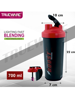 Picture of Trueware Thender Boost Gym Shaker With Lighting Fast Blending Technology Plastic 700 ML 700 ml Shaker  (Pack of 1, Red, Plastic)
