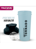 Picture of Trueware Tornado Gym Shaker With Steel Blender Ball | Plastic | 700 ML 700 ml Shaker  (Pack of 1, Black, Plastic)