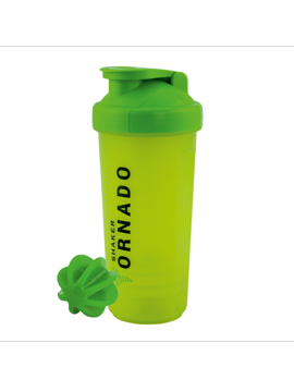 Picture of Trueware Tornado Gym Shaker With PP Blender Ball Plastic 700 ML 700 ml Shaker  (Pack of 1, Green, Plastic)