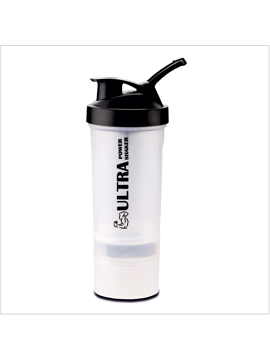 Picture of Trueware Ultra Power (3-IN-1) 600 ml Shaker  (Pack of 1, White, Plastic)