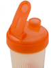 Picture of Trueware Smart Mini Shaker With SS Blender 500 ml Shaker  (Pack of 1, Orange, Plastic)