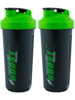 Picture of Trueware Thunder Boost Shaker With SS Blender Set of 2|700 ml Each 700 ml Shaker  (Pack of 2, Green, Plastic)