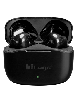 Picture of Hitage TWS-5 Orignal True Wireless Stereo Ear Buds Smart Chip BT-5.1 Touch Control Bluetooth Headset (Black, True Wireless)