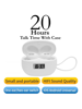 Picture of Hitage TWS-93 Sporty Series Earbuds Bluetooth V5.1 Touch Operation 10 Mm Driver Bluetooth Headset (White, True Wireless)-TWS-93 Earbuds (White)