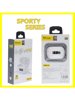Picture of Hitage TWS-93 Sporty Series Earbuds Bluetooth V5.1 Touch Operation 10 Mm Driver Bluetooth Headset (White, True Wireless)-TWS-93 Earbuds (White)