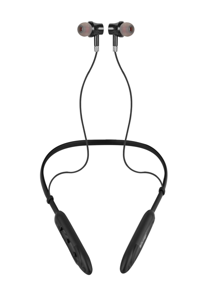 Picture of Hitage NBT-1910 Bluetooth Headphones Neckband with 10Meter Working Distance | 17 Hours Talking | Extra Bass Bluetooth Neckband