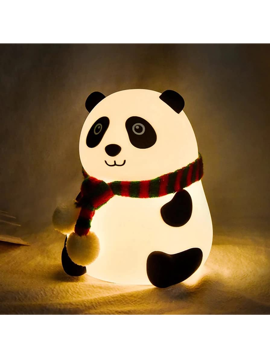 Picture of Cute Panda Night Light for Kids,Nursery Silicone Night Light,7-Color Changing Lamp,Room Decor, Gifts for Toddler Children Teenage Girls Valentine's Day (Close Eye), LED, Multicolor