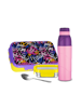 Picture of Trueware KOKO Insulated Kids Lunch Box ,Steel Container,Steel Spoon & Assorted Water Bottle