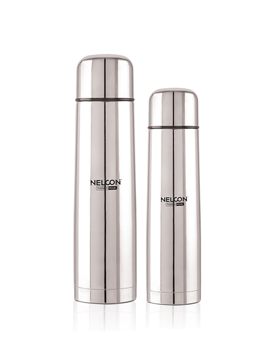 Picture of Nelcon Flask Bottle Combo 24Hours Hot & Cold - 1000 + 500 Ml