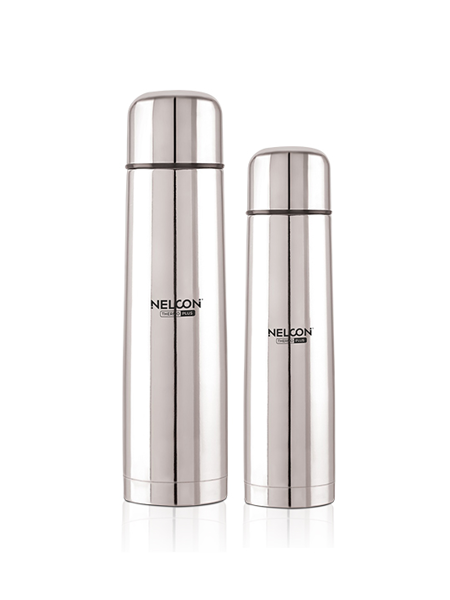 Picture of Nelcon Flask Bottle Combo 24Hours Hot & Cold - 1000 + 500 Ml