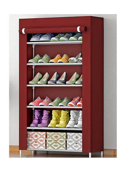 Picture of 6 Layer Multipurpose Storage Rack with Cover