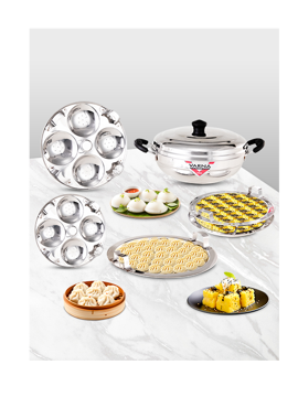 idli kadai stainless steel combo