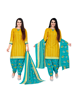 unstitched cotton suit for women