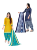 unstitched cotton suit for women