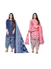 unstitched cotton suit for women