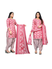 unstitched cotton suit for women