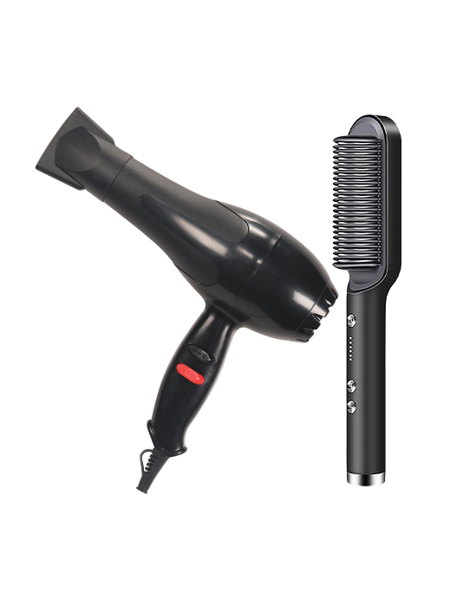 Picture of Professional Hair Straightener Brush & Professional 1800 Watts Hair Dryer (Assorted)