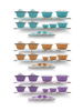 Picture of 11Pcs Designer Casserole & Serving Set (Pick Any 1 Combo)