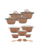 Picture of 11Pcs Designer Casserole & Serving Set (Pick Any 1 Combo)